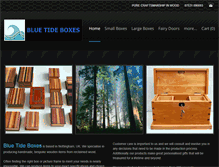 Tablet Screenshot of bluetideboxes.com